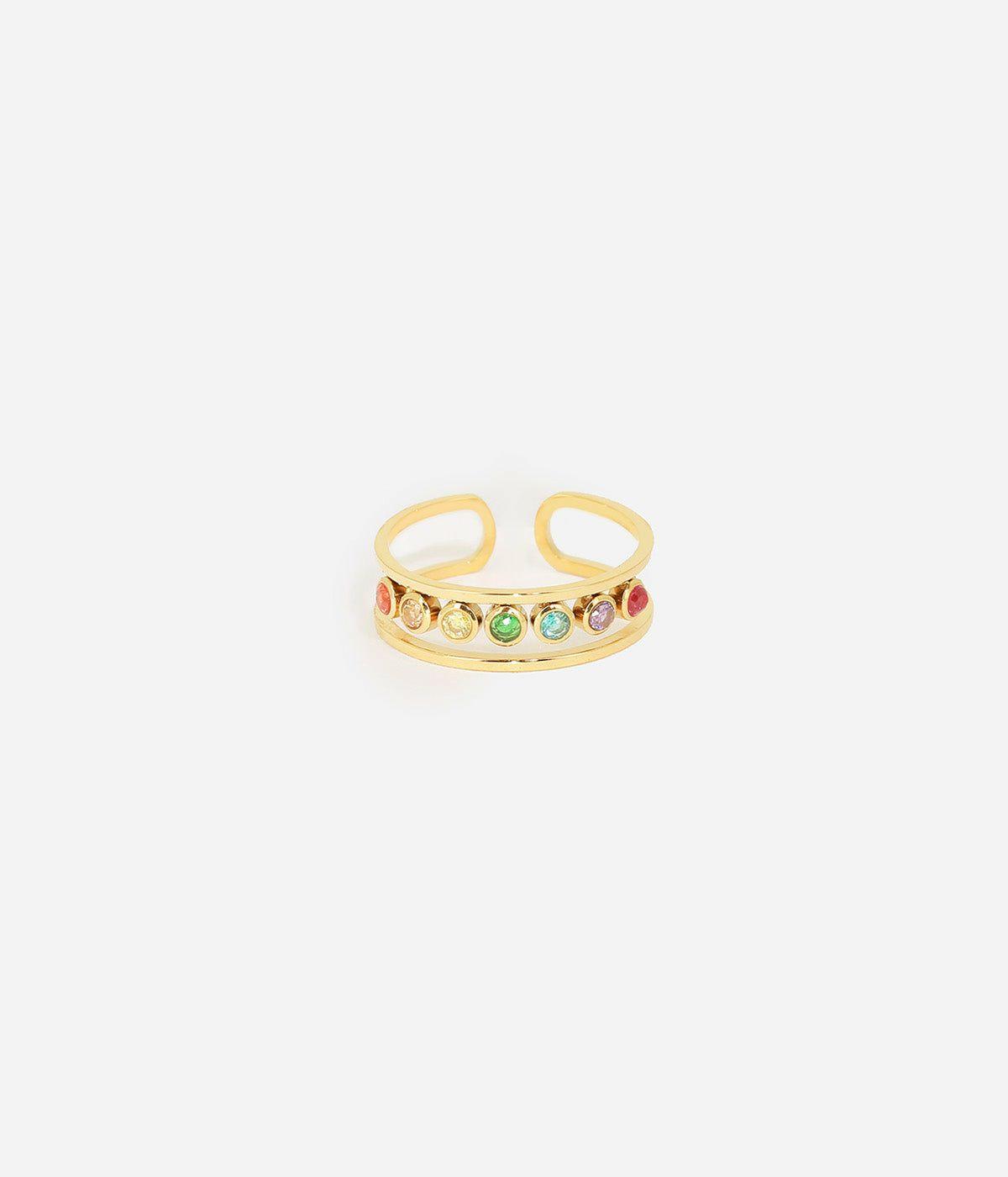 Bagues Ajustables | Bague Anaha – Acier doré – Femme Bagues Bagues Ajustables