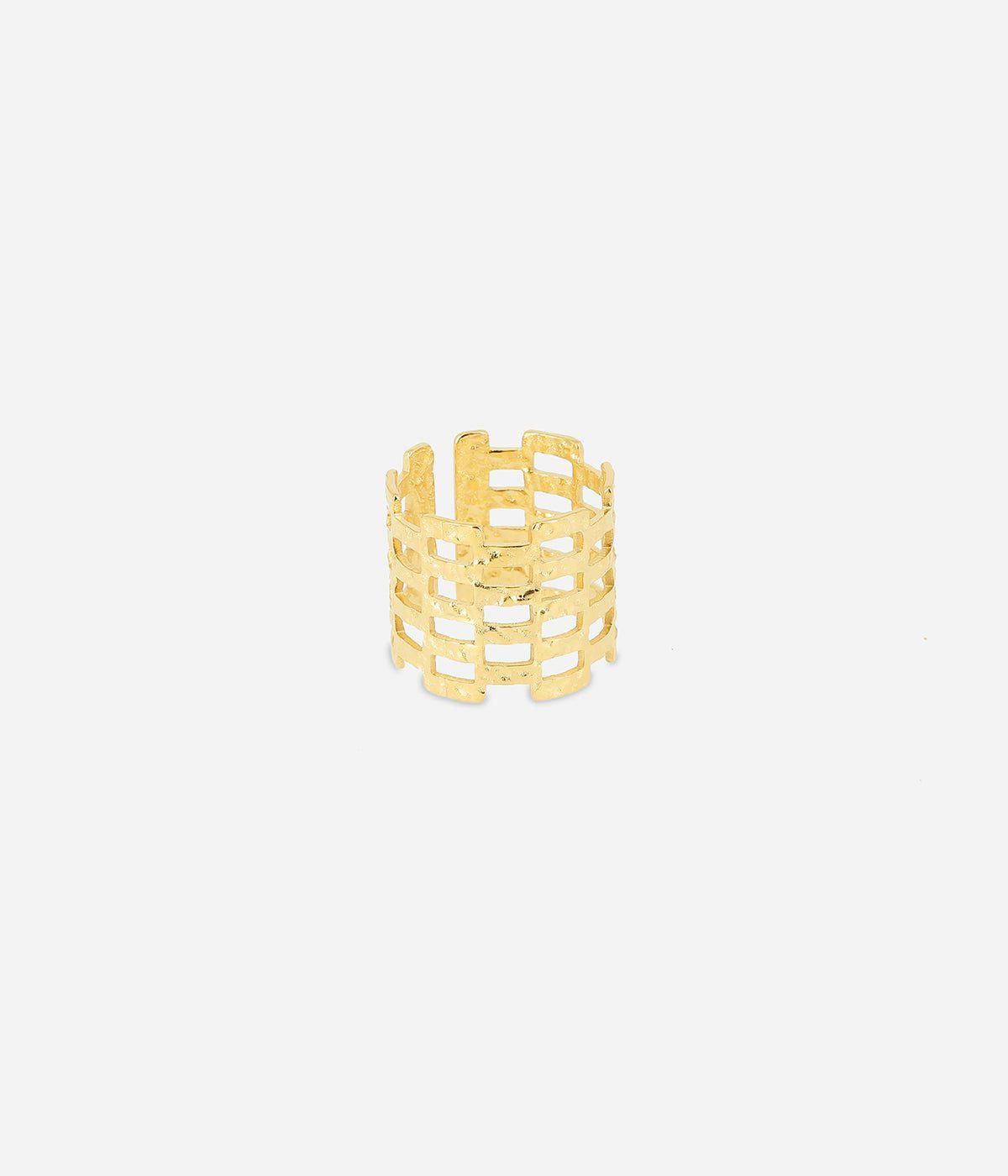 Bagues Ajustables | Bague Neo – Acier doré – Femme Bagues Bagues Ajustables