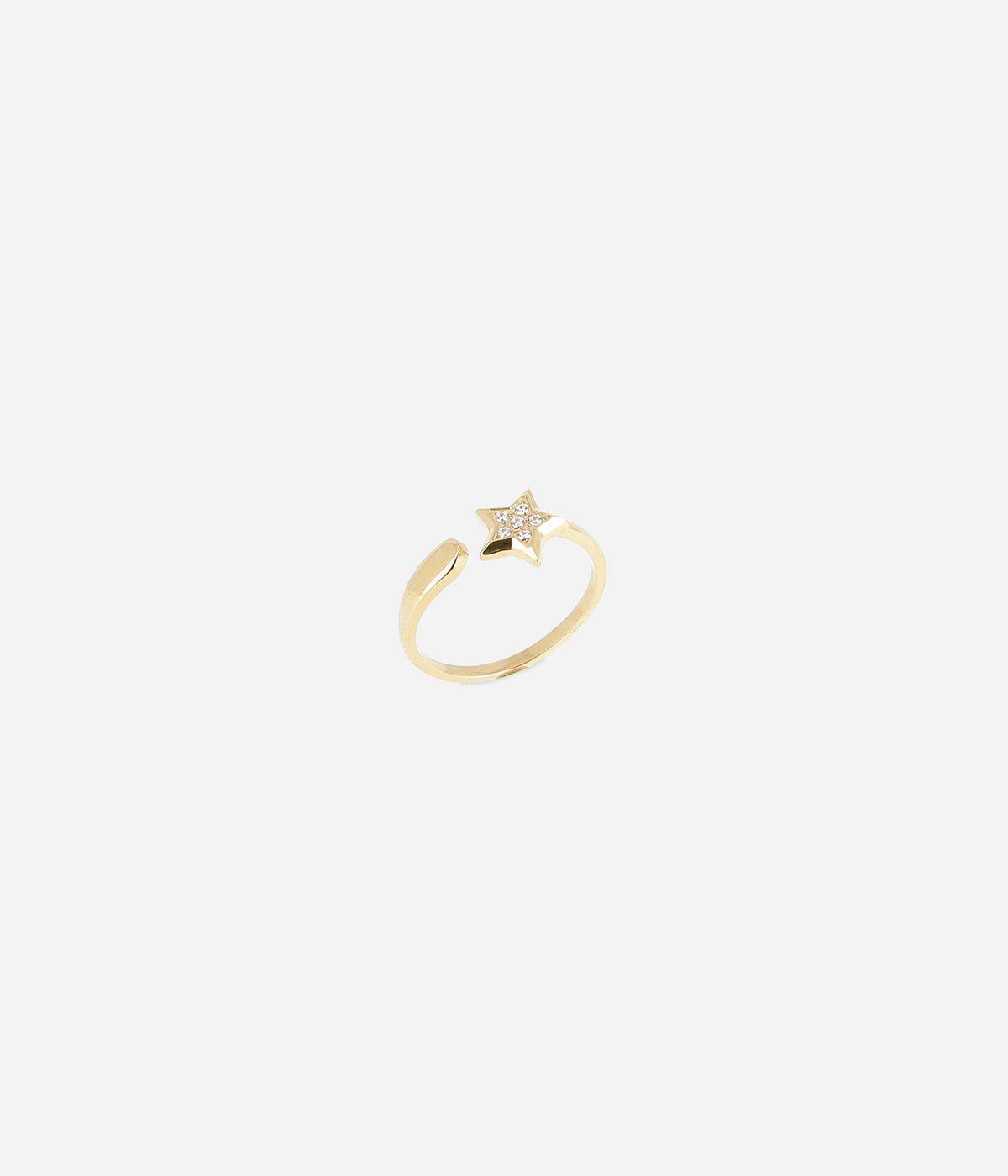 Bagues Fines | Bague Lilia – Acier doré – Femme Bagues Bagues Fines