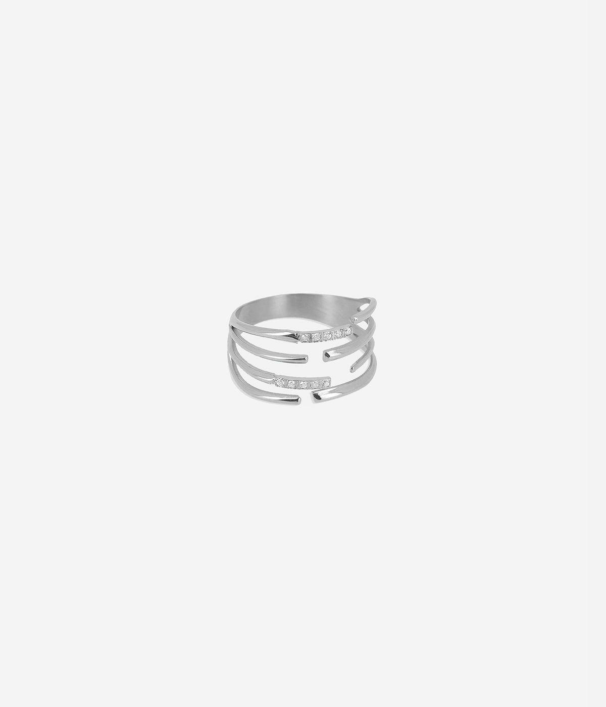 Bagues Larges | Bague Cachi – Acier – Femme Bagues Bagues Ajustables