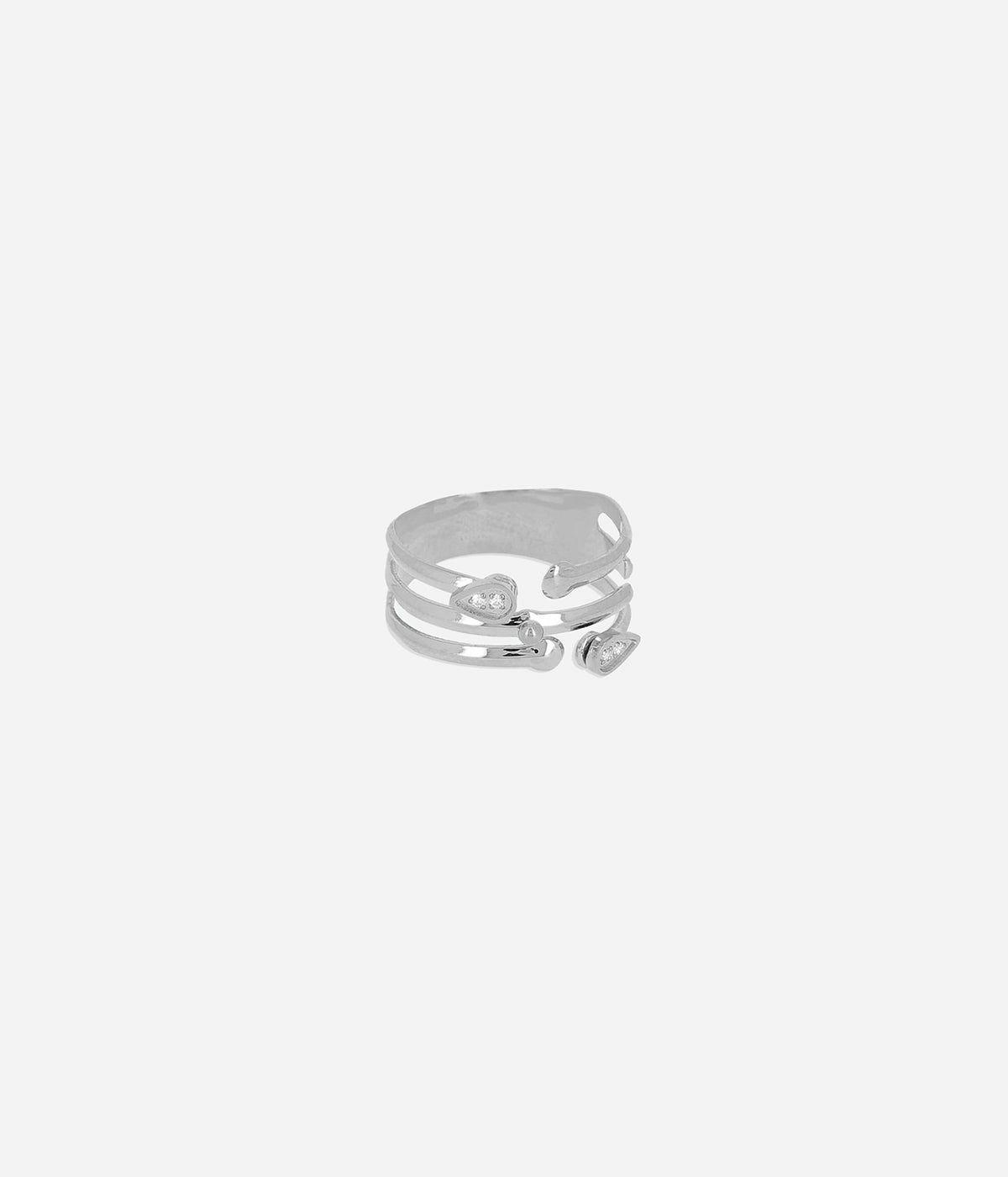 Bagues Larges | Bague Leonesa – Acier – Femme Bagues Bagues Ajustables