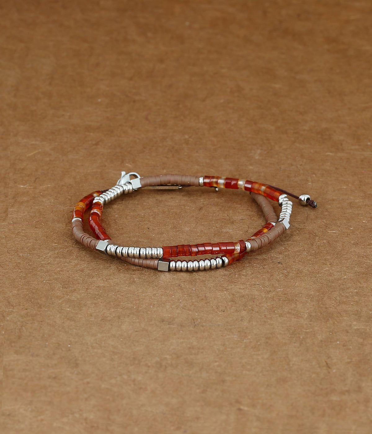 Bijoux | Bracelet Paco – Acier / Rouge – Homme Bijoux Bijoux