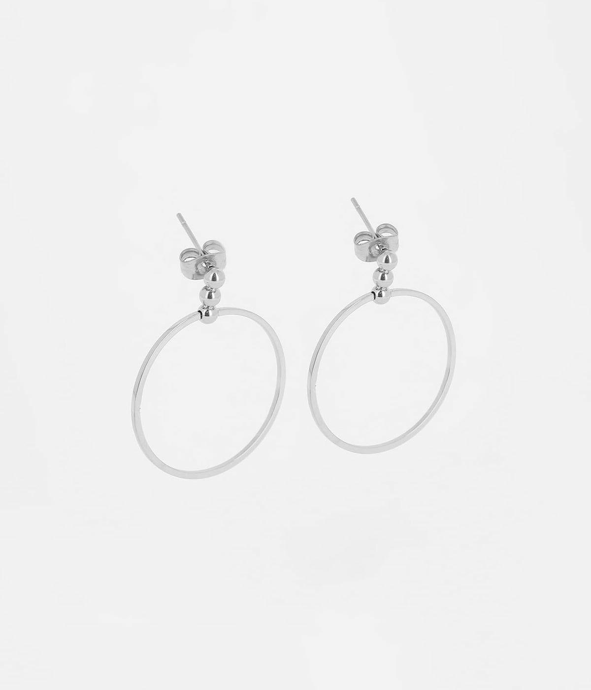 Boucles Medium | Boucles d’oreilles Mini Honoré – Acier – Femme Boucles D'oreilles Boucles Medium