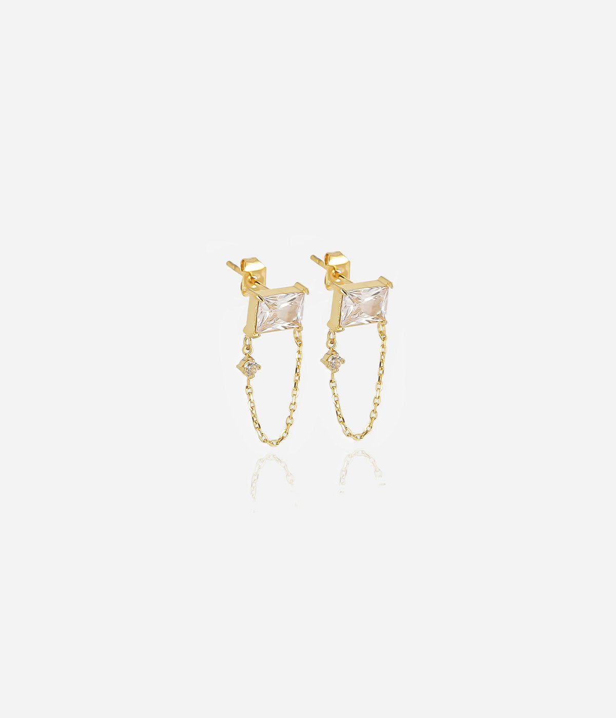 Boucles Medium | Boucles d’oreilles Salta – Acier doré – Femme Boucles D'oreilles Boucles Medium