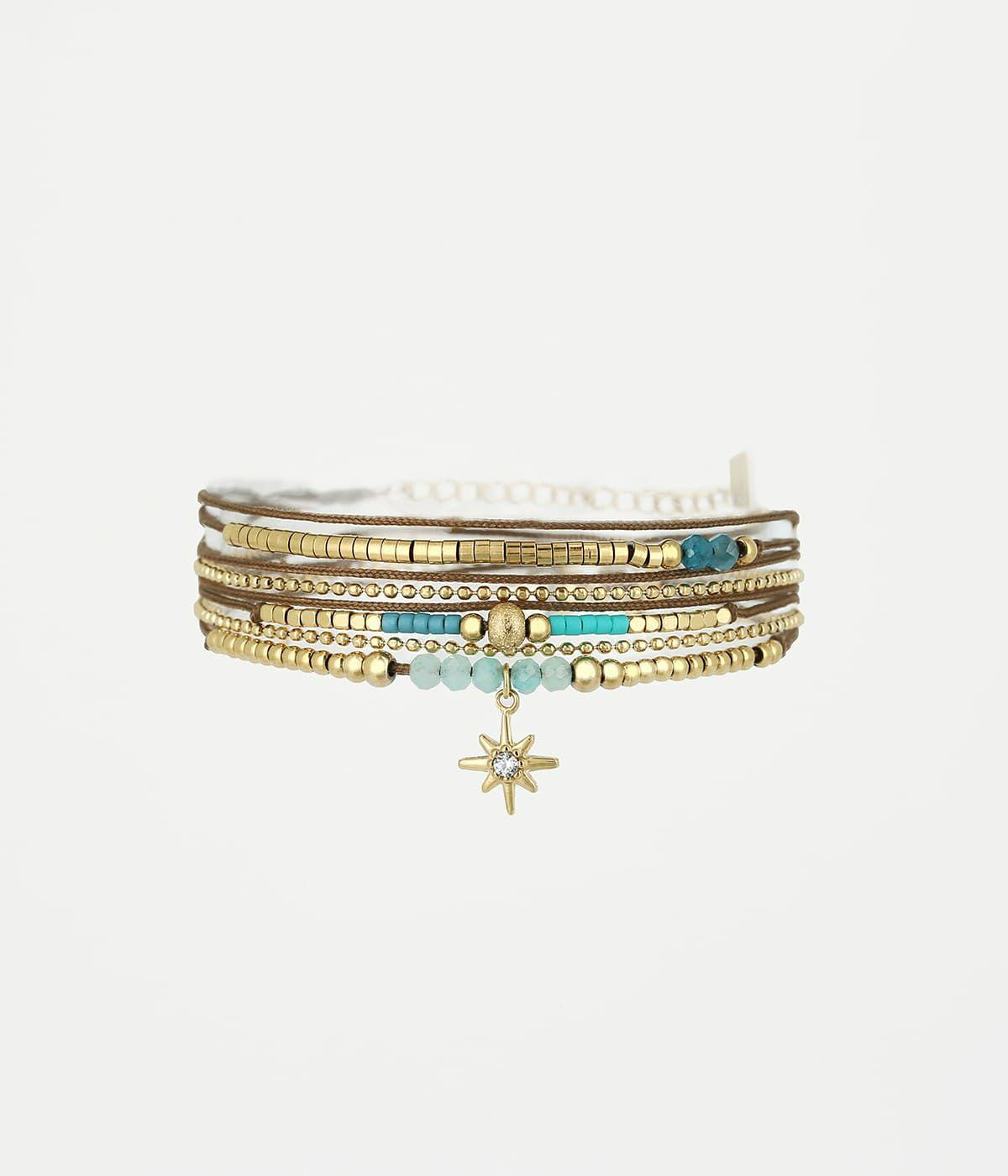 Bracelets Multi-rangs | Bracelet Aster – Femme Bracelets Bracelets Multi-rangs