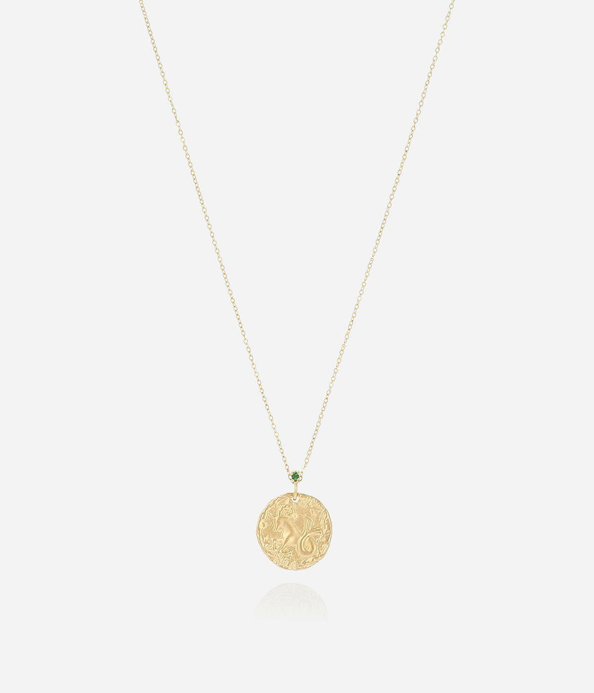 Colliers Medium | Collier Aigokereus – Acier doré – Femme Colliers Colliers Medium