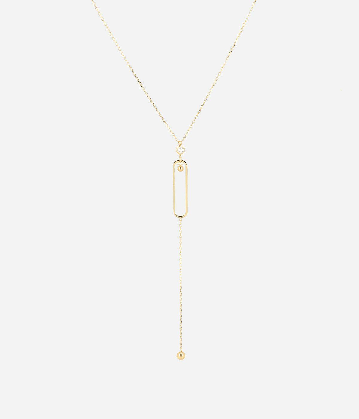 Colliers Medium | Collier Lyra – Acier doré – Femme Colliers Colliers Medium