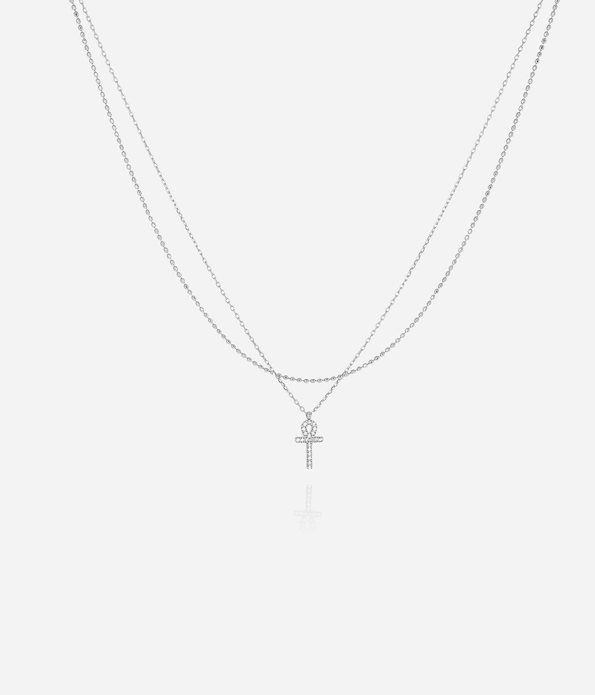 Colliers Multi-Rangs | Collier Hostena – Acier – Femme Colliers Colliers Multi-Rangs