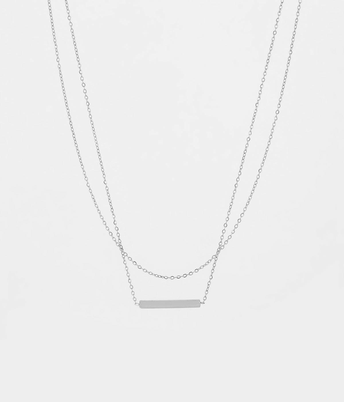 Colliers Multi-Rangs | Collier Luana – Acier – Femme Colliers Colliers Multi-Rangs