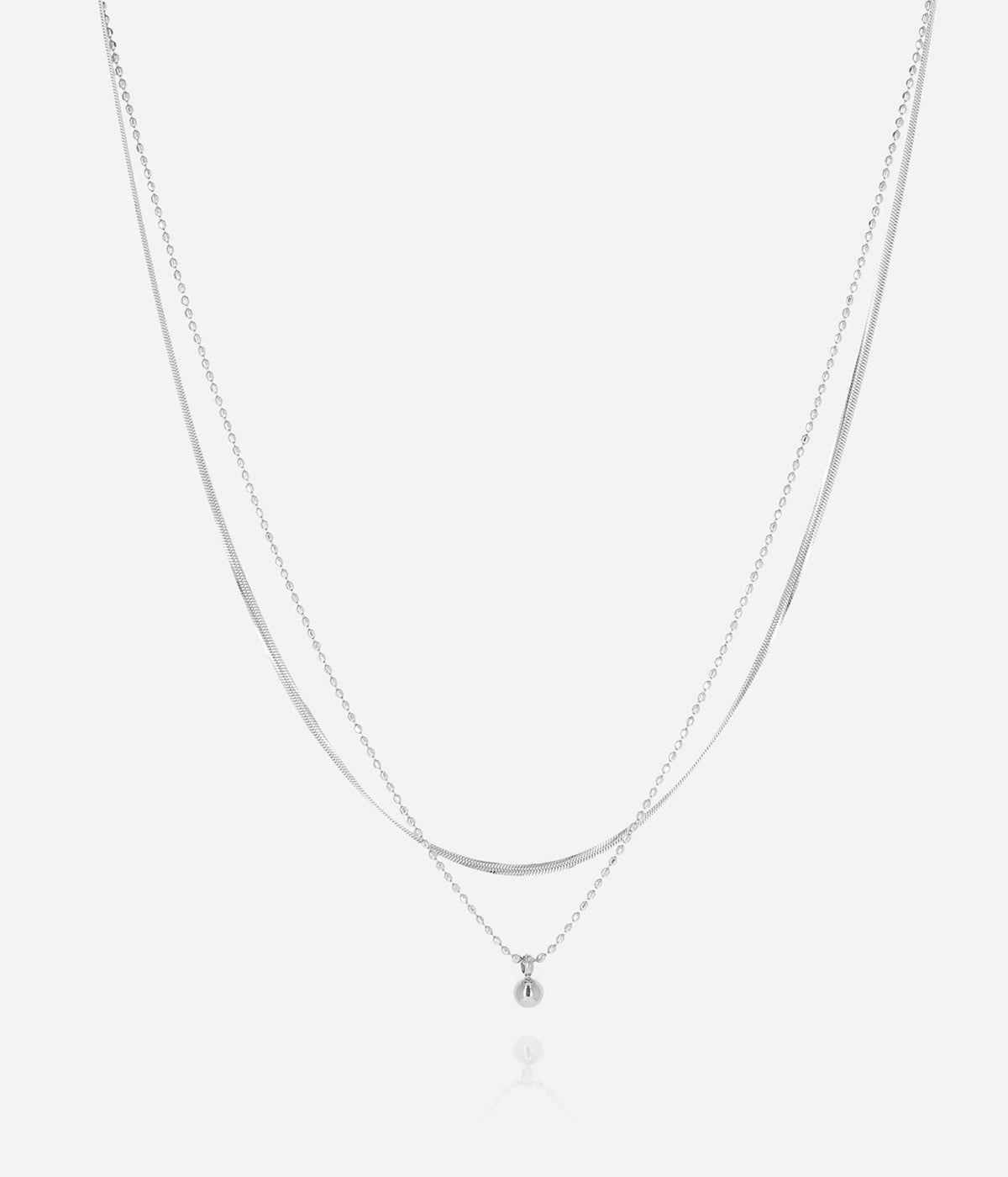 Colliers Multi-Rangs | Collier Malargue – Acier – Femme Colliers Colliers Multi-Rangs