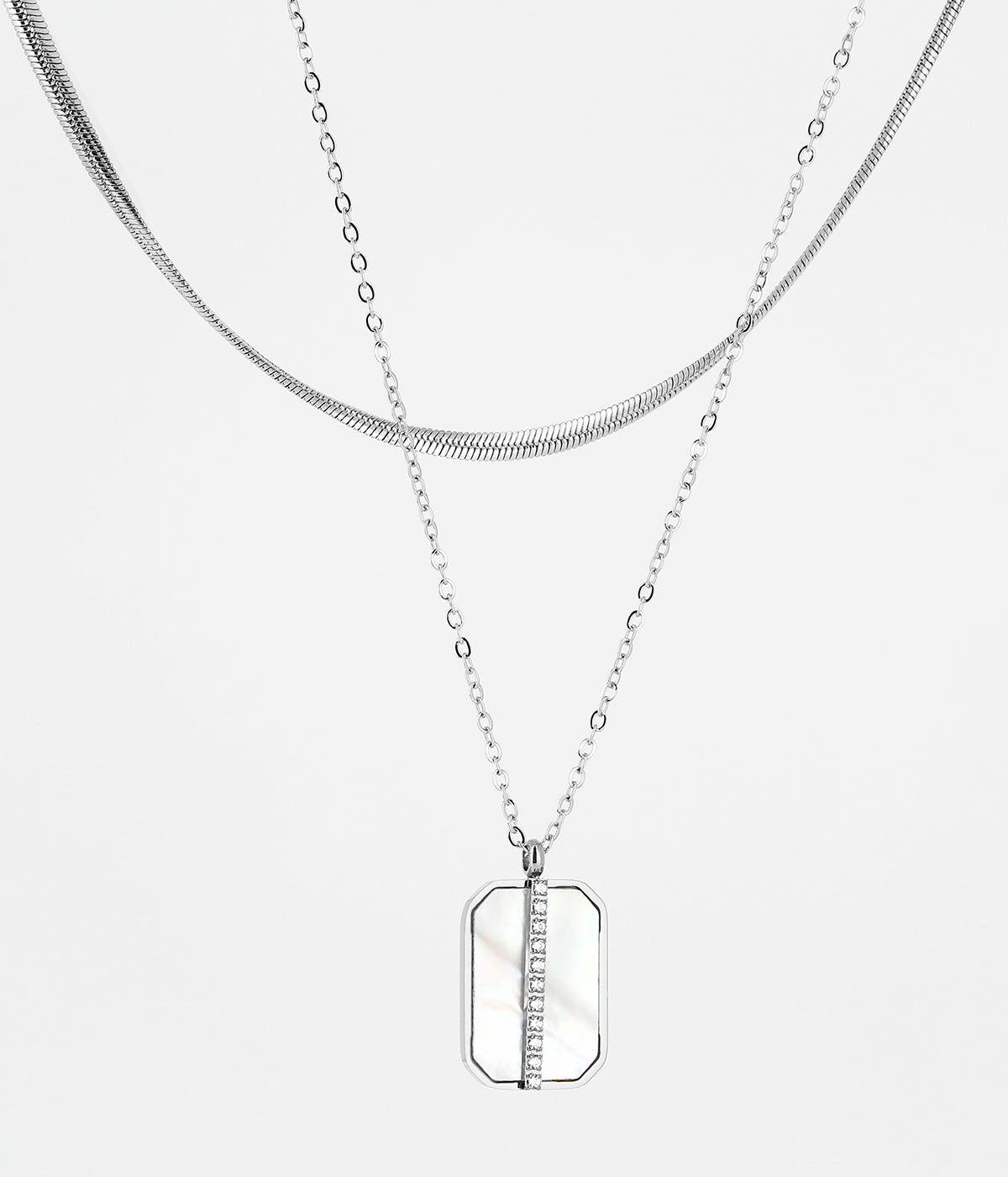 Colliers Multi-Rangs | Collier Nikov – Acier – Femme Colliers Colliers Multi-Rangs