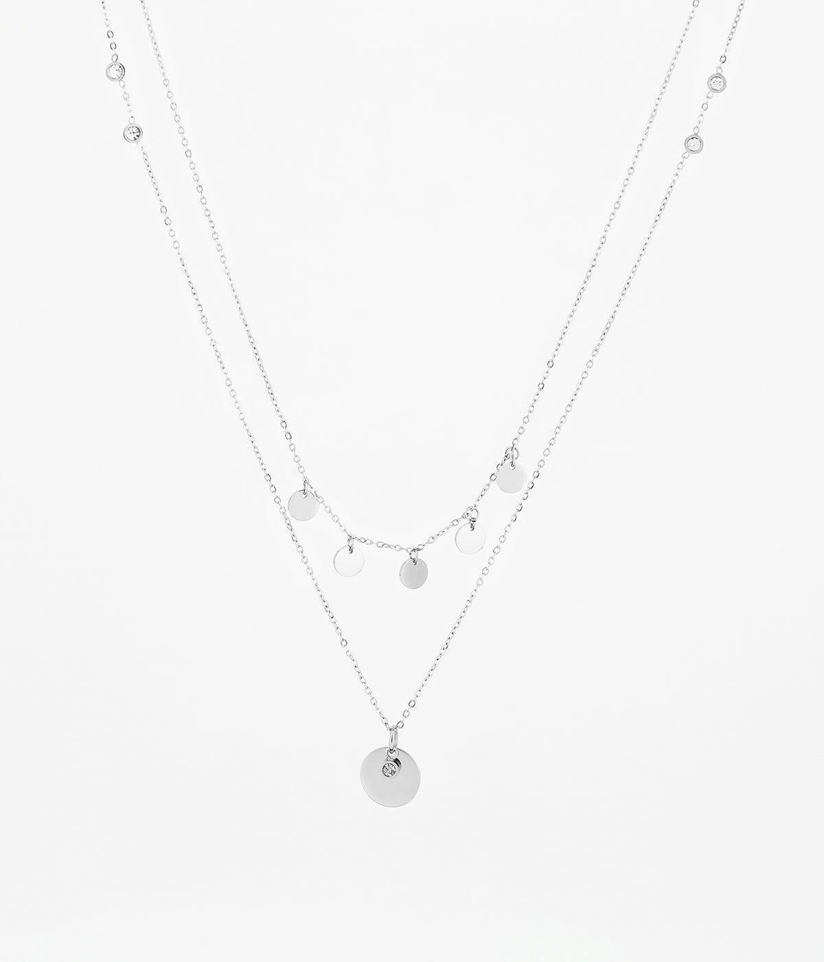 Colliers Multi-Rangs | Collier Precilia – Acier – Femme Colliers Colliers Multi-Rangs