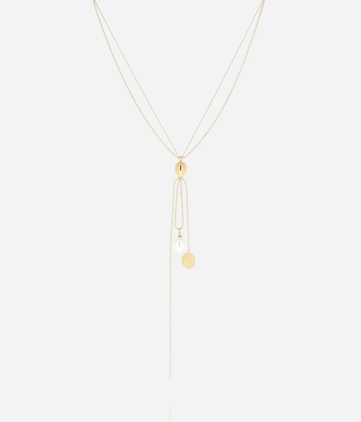 Colliers Multi-Rangs | Collier Yuma – Acier doré – Femme Colliers Colliers Multi-Rangs