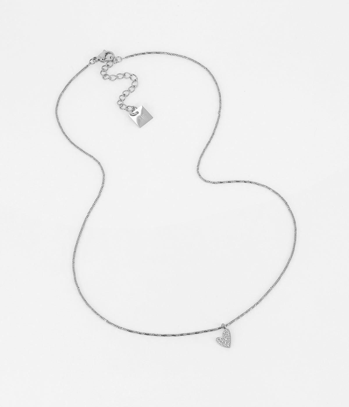 Colliers Ras de Cou | Collier Amour Fou – Acier – Femme Colliers Colliers Ras de Cou