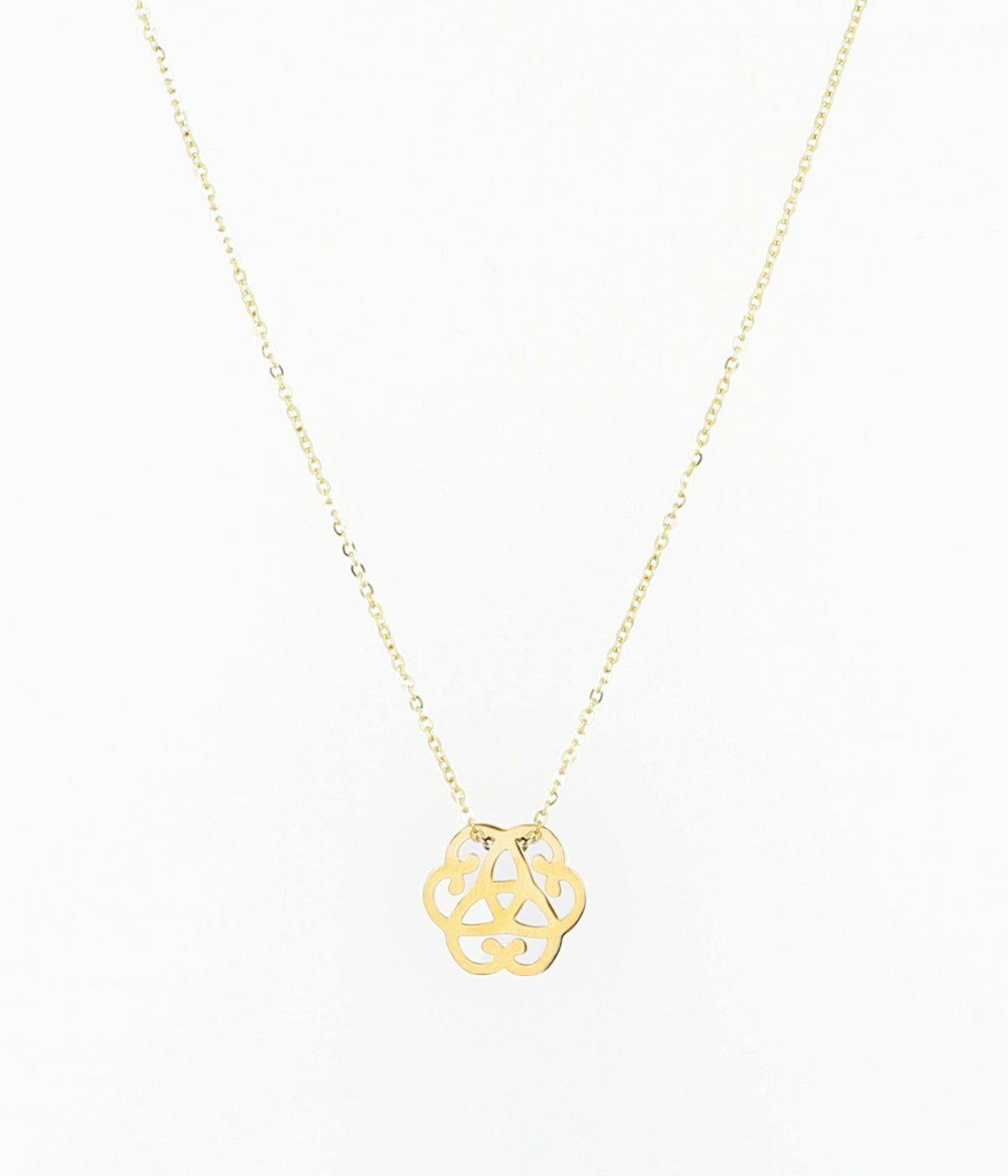 Colliers Ras de Cou | Collier Arabesque – Acier doré – Femme Colliers Colliers Ras de Cou