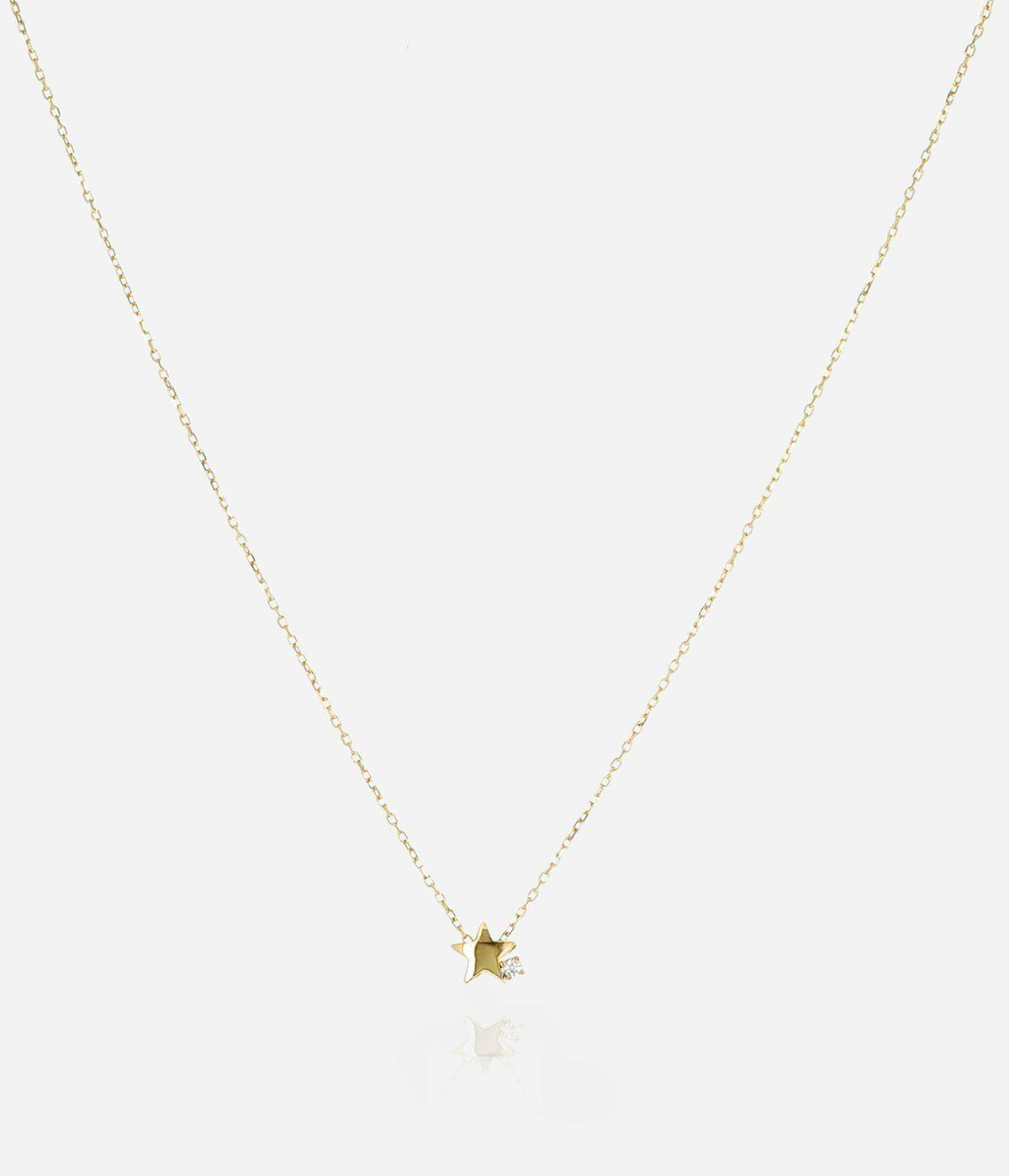 Colliers Ras de Cou | Collier Astral – Acier doré – Femme Colliers Colliers Ras de Cou