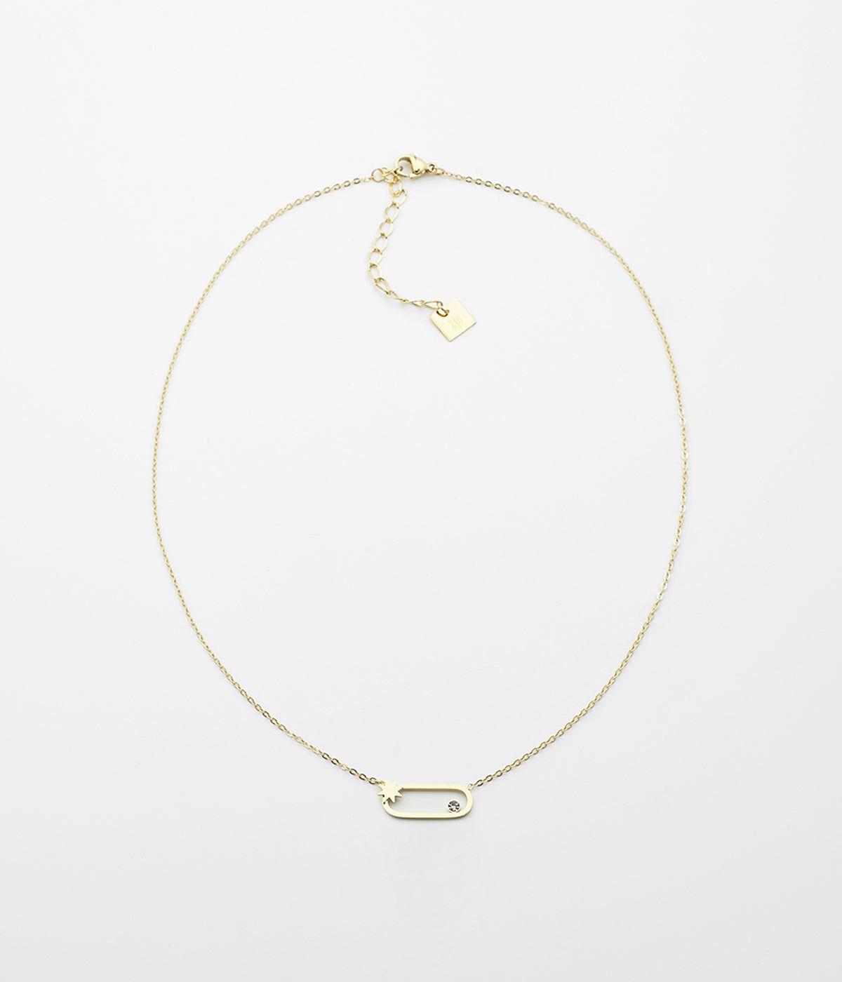 Colliers Ras de Cou | Collier Atoll – Acier doré – Femme Colliers Colliers Ras de Cou