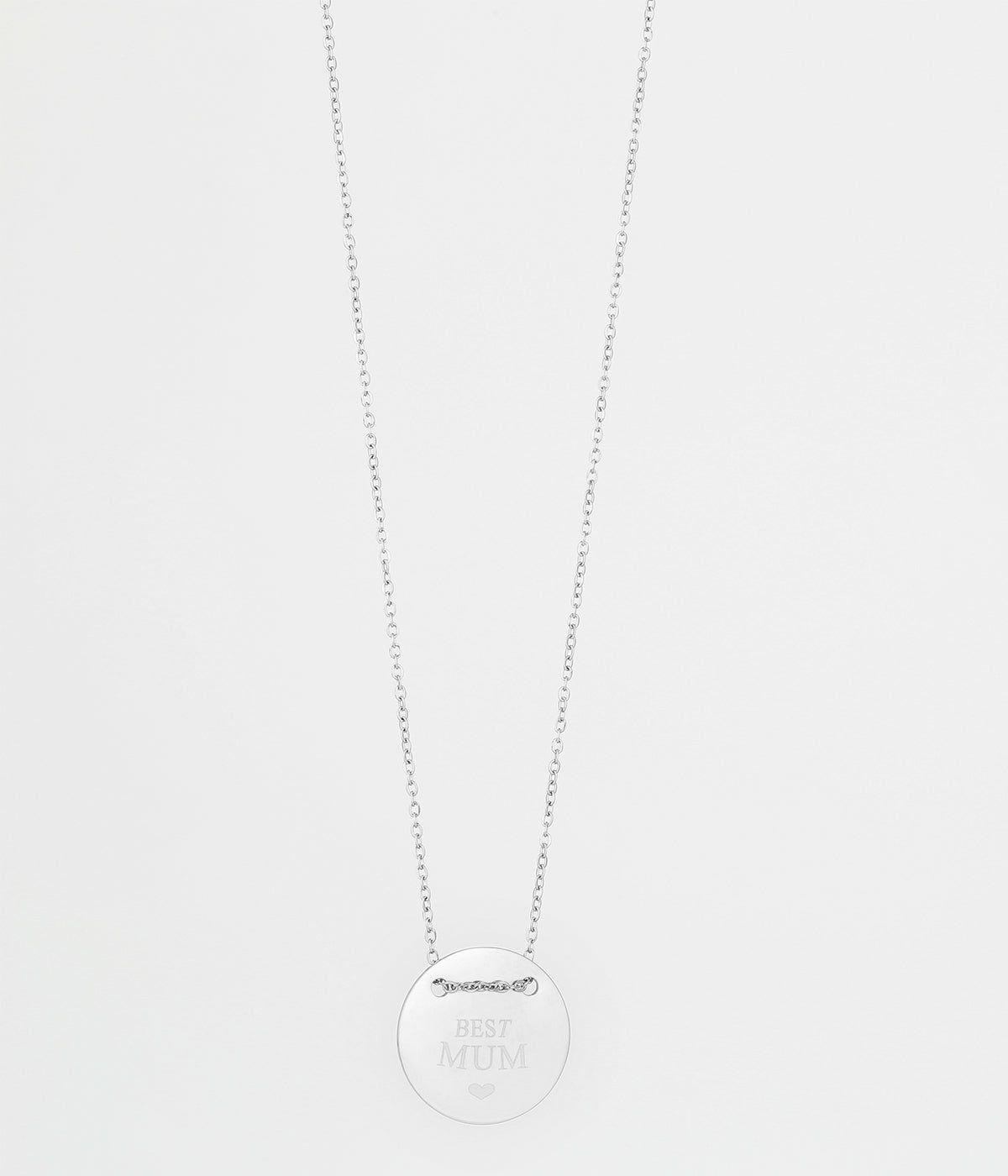 Colliers Ras de Cou | Collier Best Mum – Acier – Femme Colliers Colliers Ras de Cou