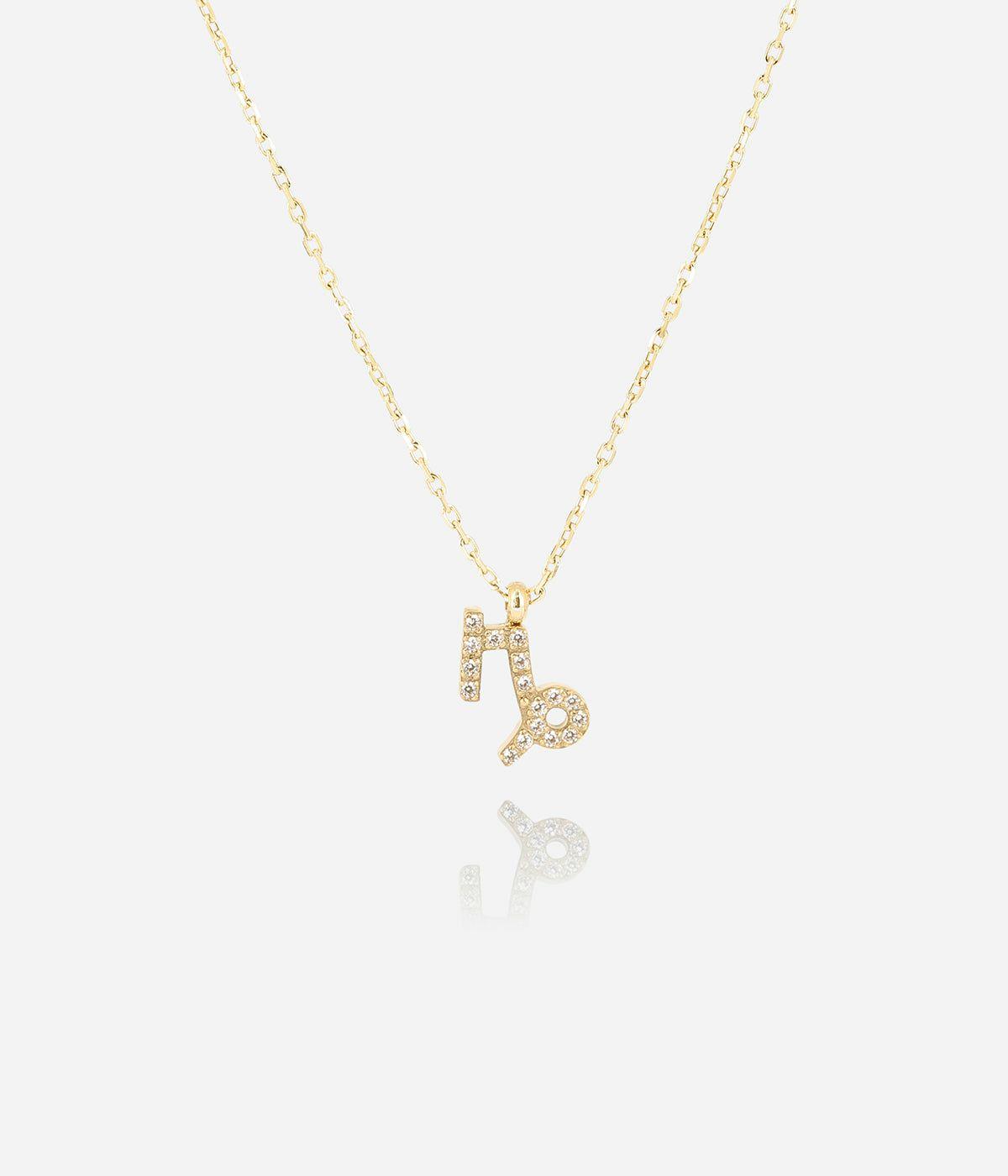 Colliers Ras de Cou | Collier Capricorn – Acier doré – Femme Colliers Colliers Ras de Cou