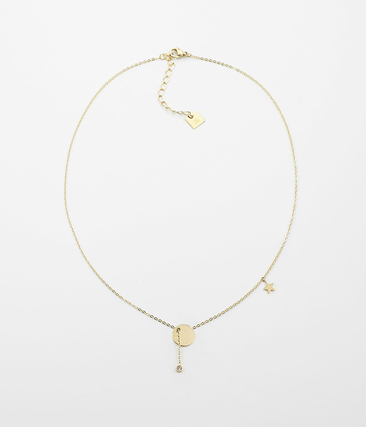 Colliers Ras de Cou | Collier Charm – Acier doré – Femme Colliers Colliers Ras de Cou