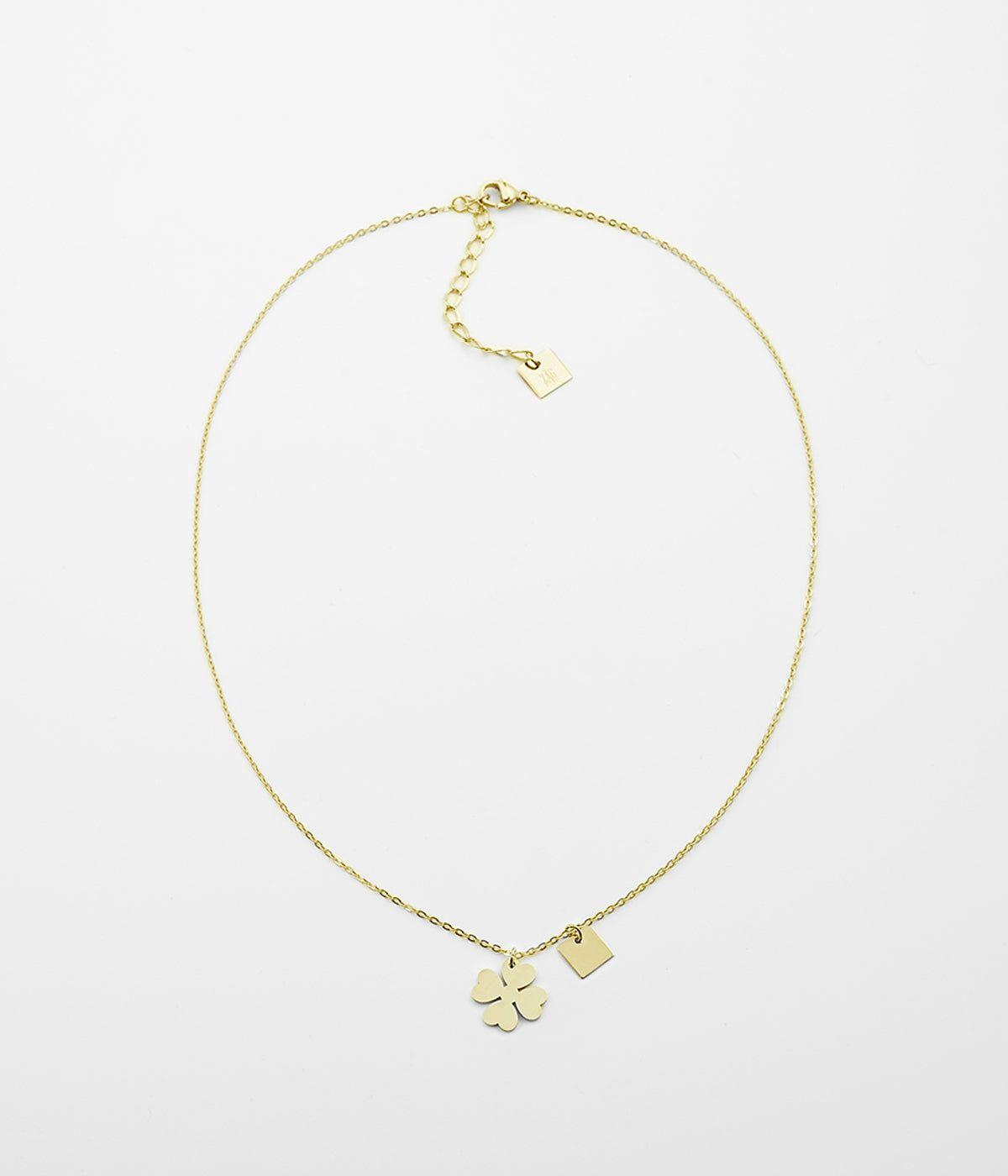 Colliers Ras de Cou | Collier Clover – Acier doré – Femme Colliers Colliers Ras de Cou