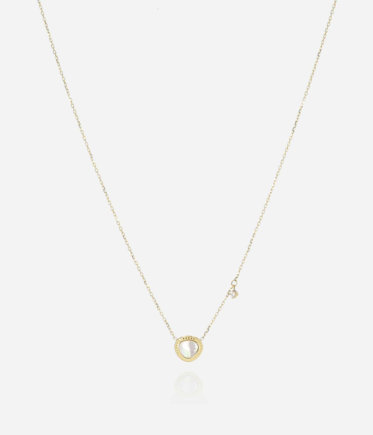 Colliers Ras de Cou | Collier Gemme – Acier doré – Femme Colliers Colliers Ras de Cou