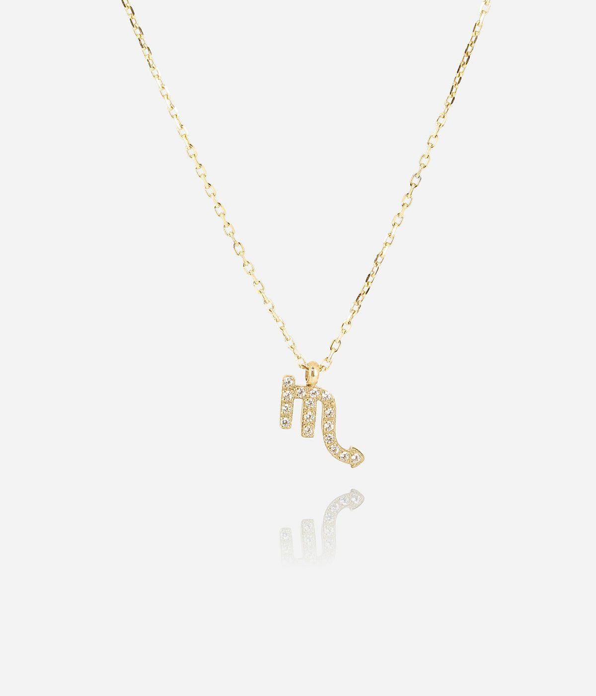 Colliers Ras de Cou | Collier Scorpio – Acier doré – Femme Colliers Colliers Ras de Cou