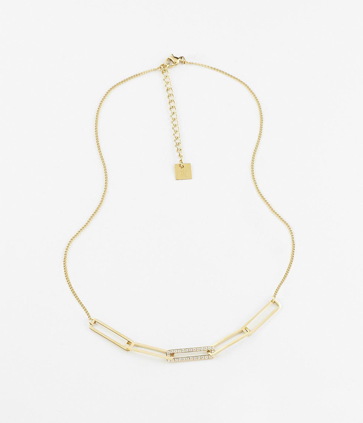 Colliers Ras de Cou | Collier Turing – Acier doré – Femme Colliers Colliers Ras de Cou