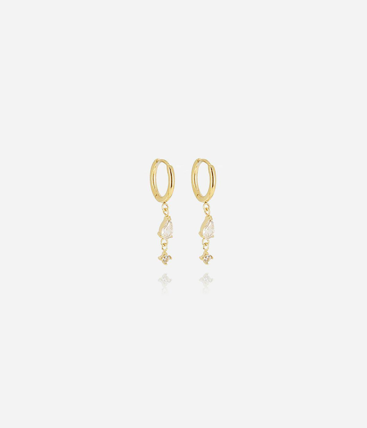 Créoles | Boucles d’oreilles Thalia – Acier doré – Femme Boucles D'oreilles Créoles