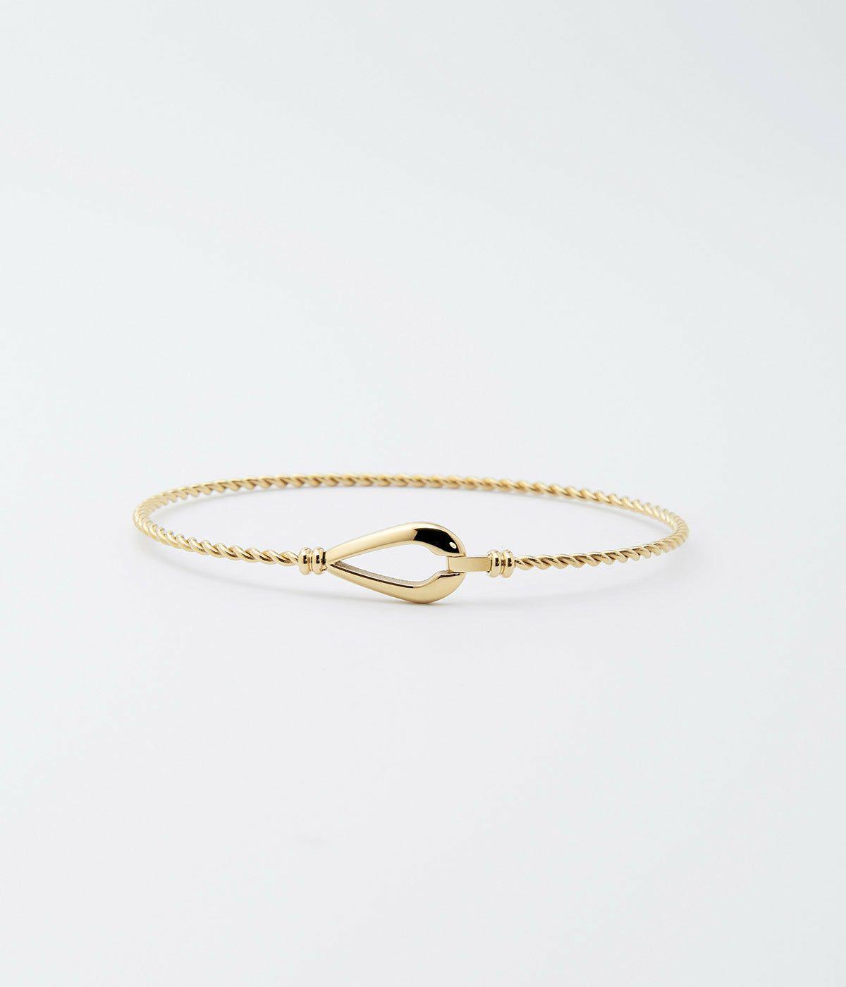 Joncs | Bracelet Jonc Kendall – Acier doré – Femme Bracelets Femme