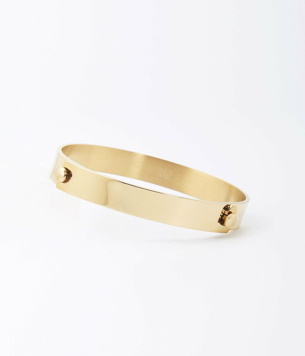 Joncs | Bracelet Jonc Sarah – Acier doré – Femme Bracelets Femme