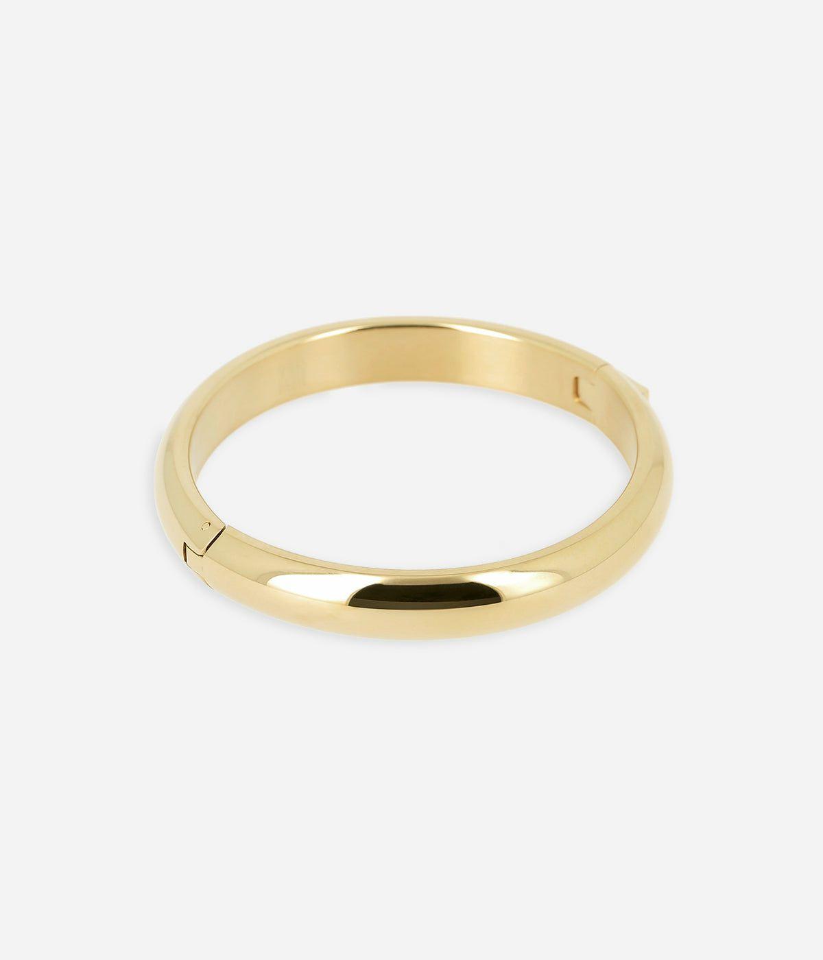 Joncs | Bracelet Jonc Tessa – Acier doré – Femme Bracelets Femme