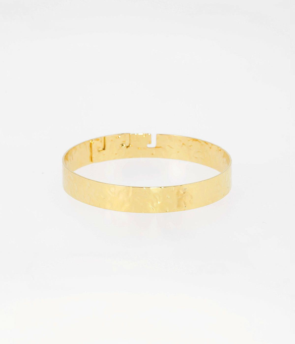 Joncs | Jonc Tatis – Acier doré – Femme Bracelets Femme