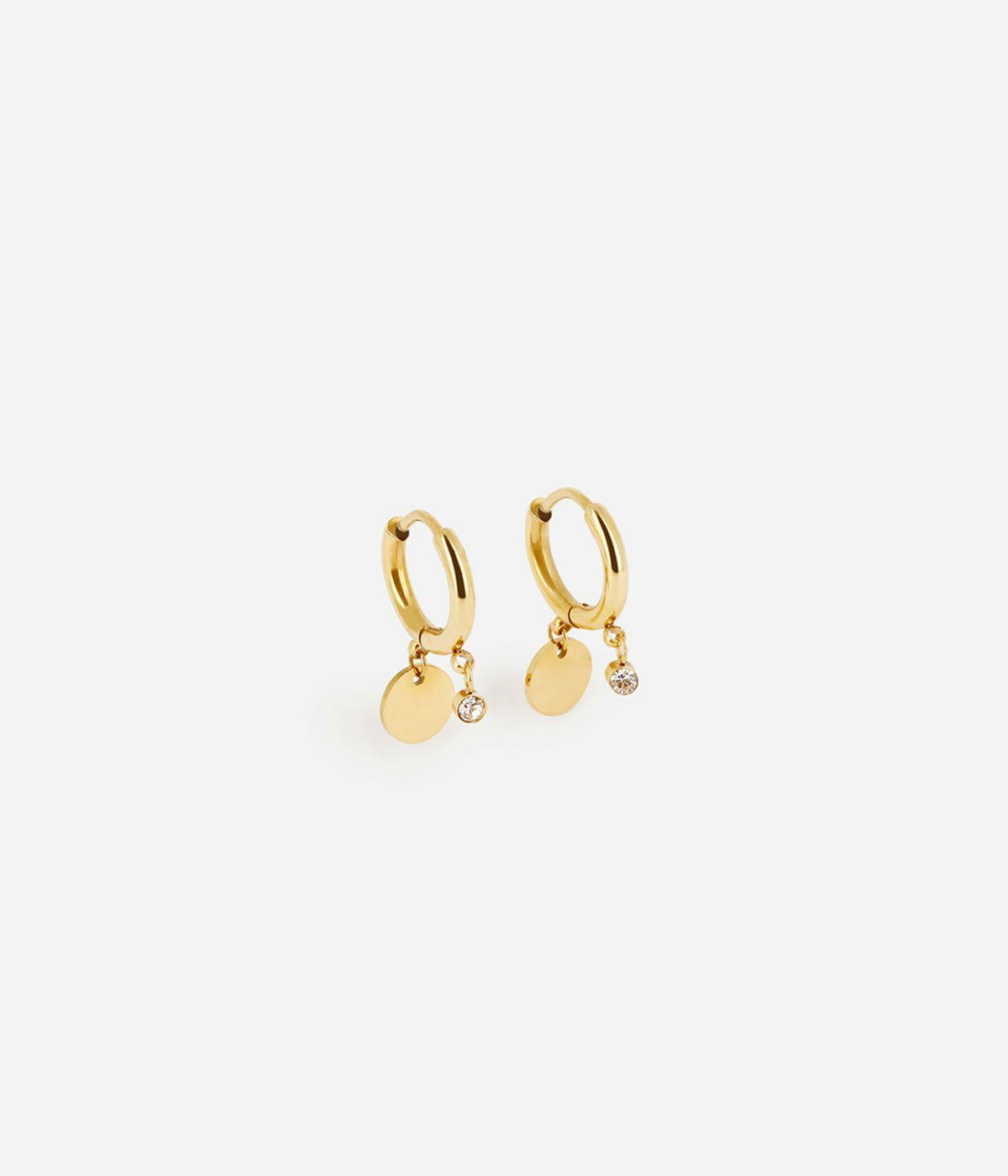 Mini Boucles | Boucles d’oreilles Béa – Acier doré – Femme Boucles D'oreilles Femme