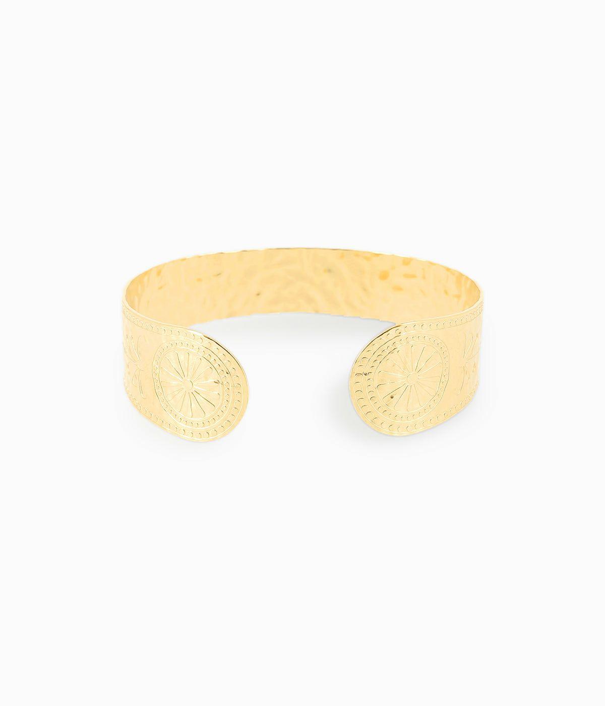 Joncs | Jonc Egérie – Acier doré – Femme Bracelets Femme