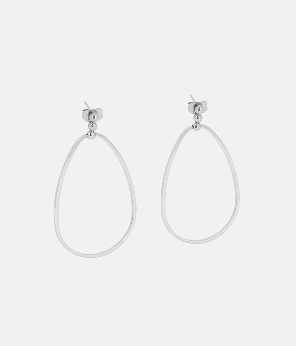 Boucles Longues – Larges | Boucles d’oreilles Pera – Acier – Femme Boucles D'oreilles Boucles Longues - Larges